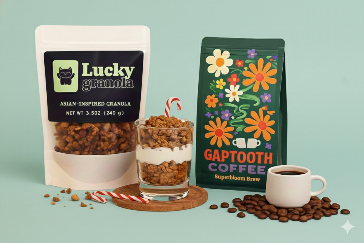 Gaptooth Coffee x Lucky Granola: The Morning Ritual - Superbloom